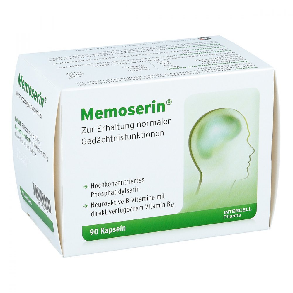 [Intercell Pharma] 메모세린 두뇌영양제 Memoserin capsules
